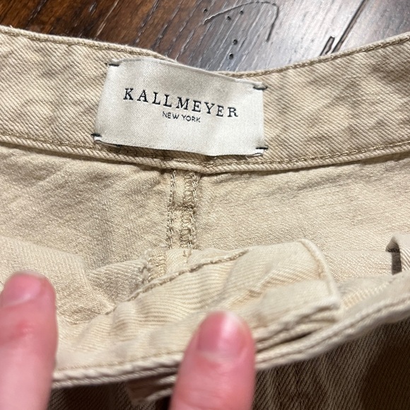 NWOT KALLMEYER Beige Column Leg Jeans, size 26 - Picture 5 of 11